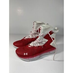 Under Armour Womens Highlight Ace 2.0 High Volleyball Shoes Red White Size 8